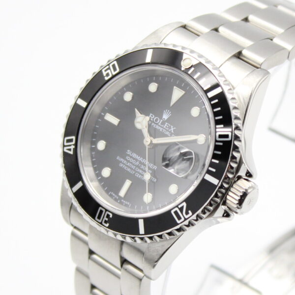 Rolex Submariner Date 40mm Black Dial Stainless Steel 16610 - Image 2