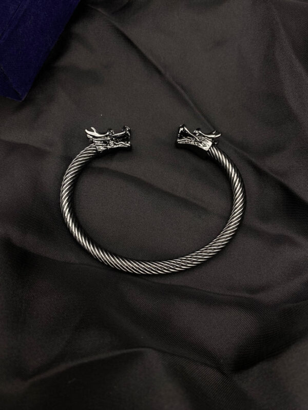 Beautiful Dragon Black Bracelet For Boys - Image 2